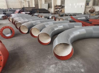 強(qiáng)耐磨，持久耐用——煤礦用陶瓷貼片耐磨彎頭[江河]