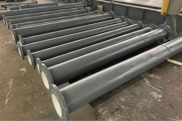 電廠(chǎng)用耐磨陶瓷管道在加工