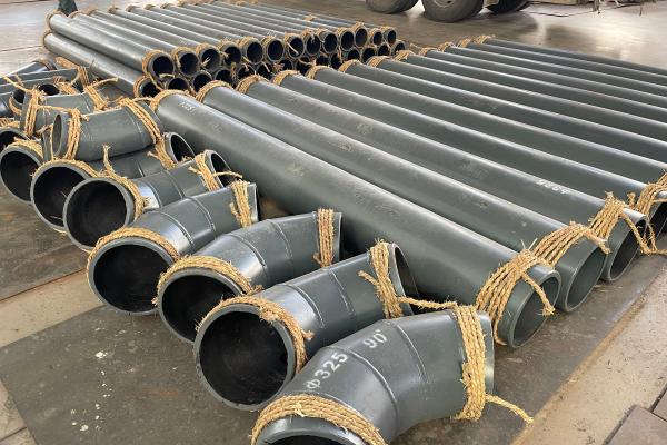 電廠(chǎng)用耐磨陶瓷管道在加工